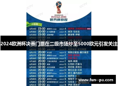2024欧洲杯决赛门票在二级市场炒至5000欧元引发关注